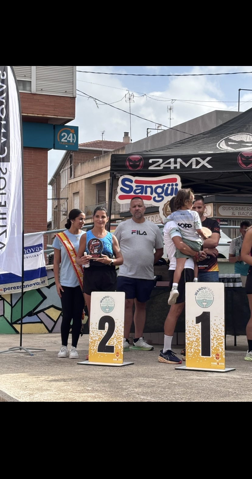Un momento de la entrega de premios.
