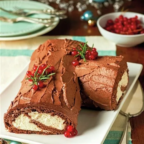 Bûche de Noël (Tronco de Navidad)