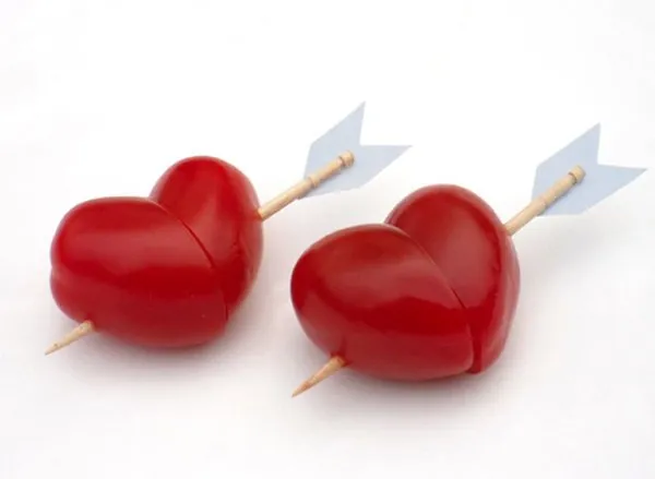 Corazones de tomates cherry