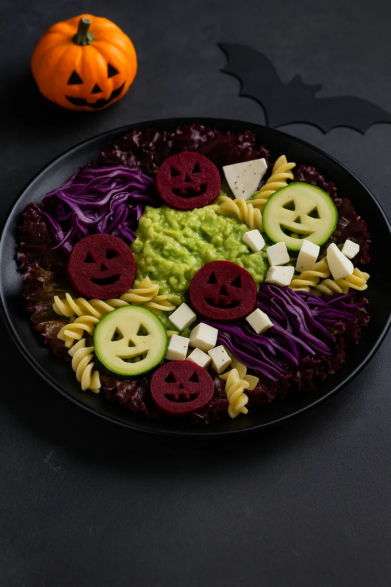Ensalada terrorífica de Halloween