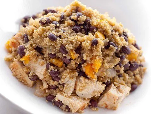 Receta de quinoa con pollo