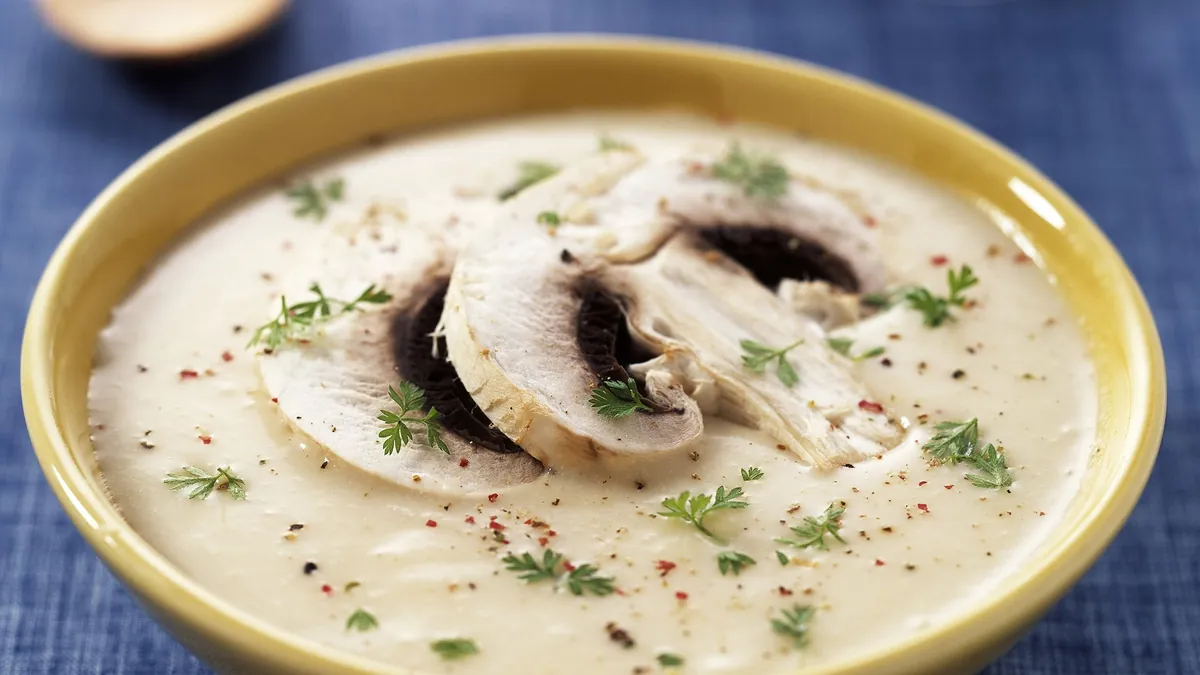 Sopa de champiñones
