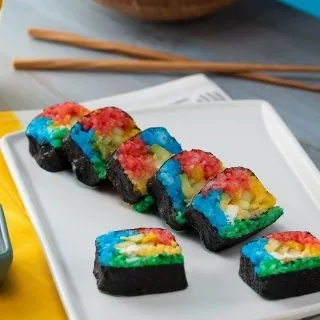 Sushi de colores