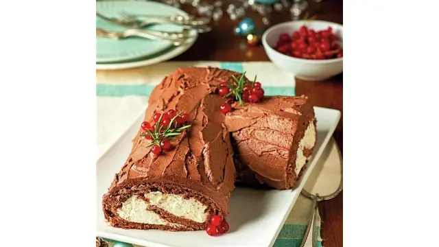 Bûche de Noël (Tronco de Navidad)
