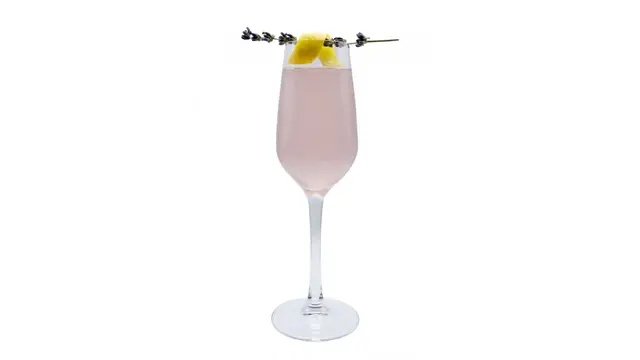 Cóctel Lavender French 75
