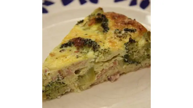 Pastel de brócoli al horno