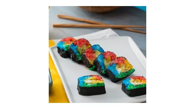 Sushi de colores