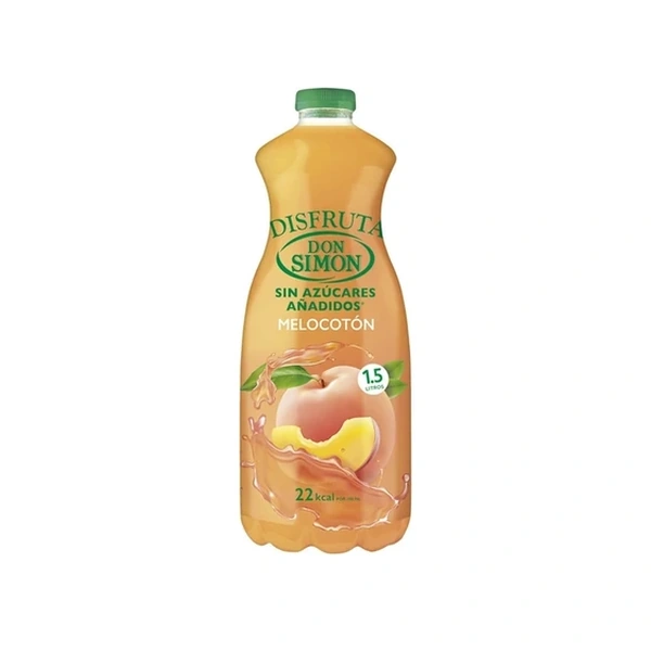 Don Simón Disfruta Melocotón sin Azúcares Añadidos, 1,5 L